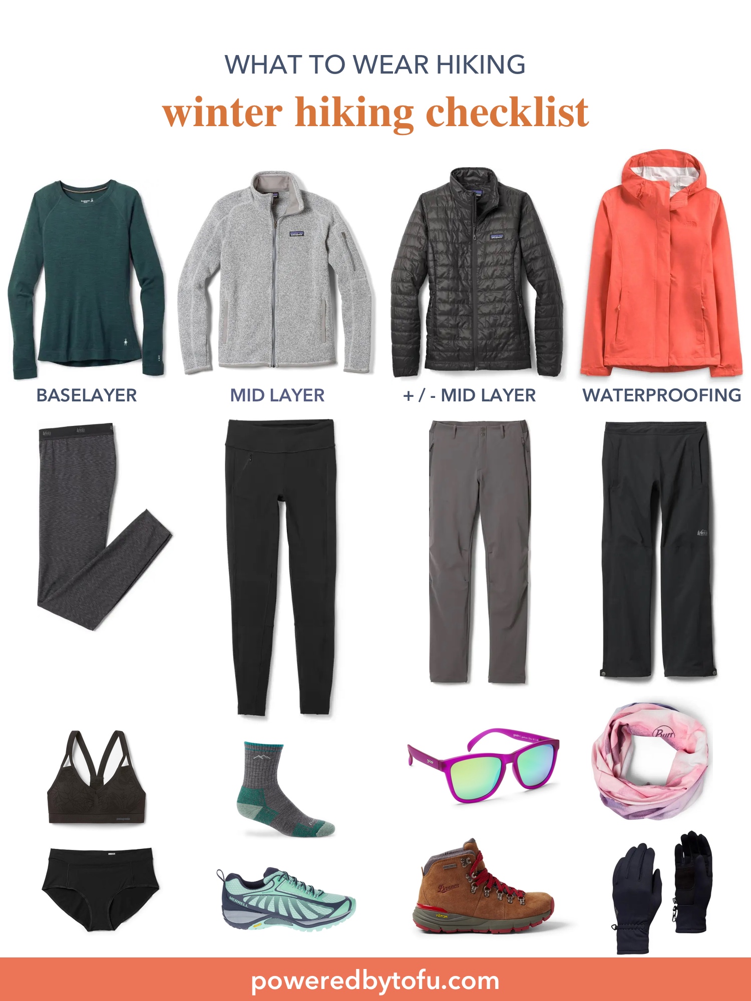What to wear for winter hiking